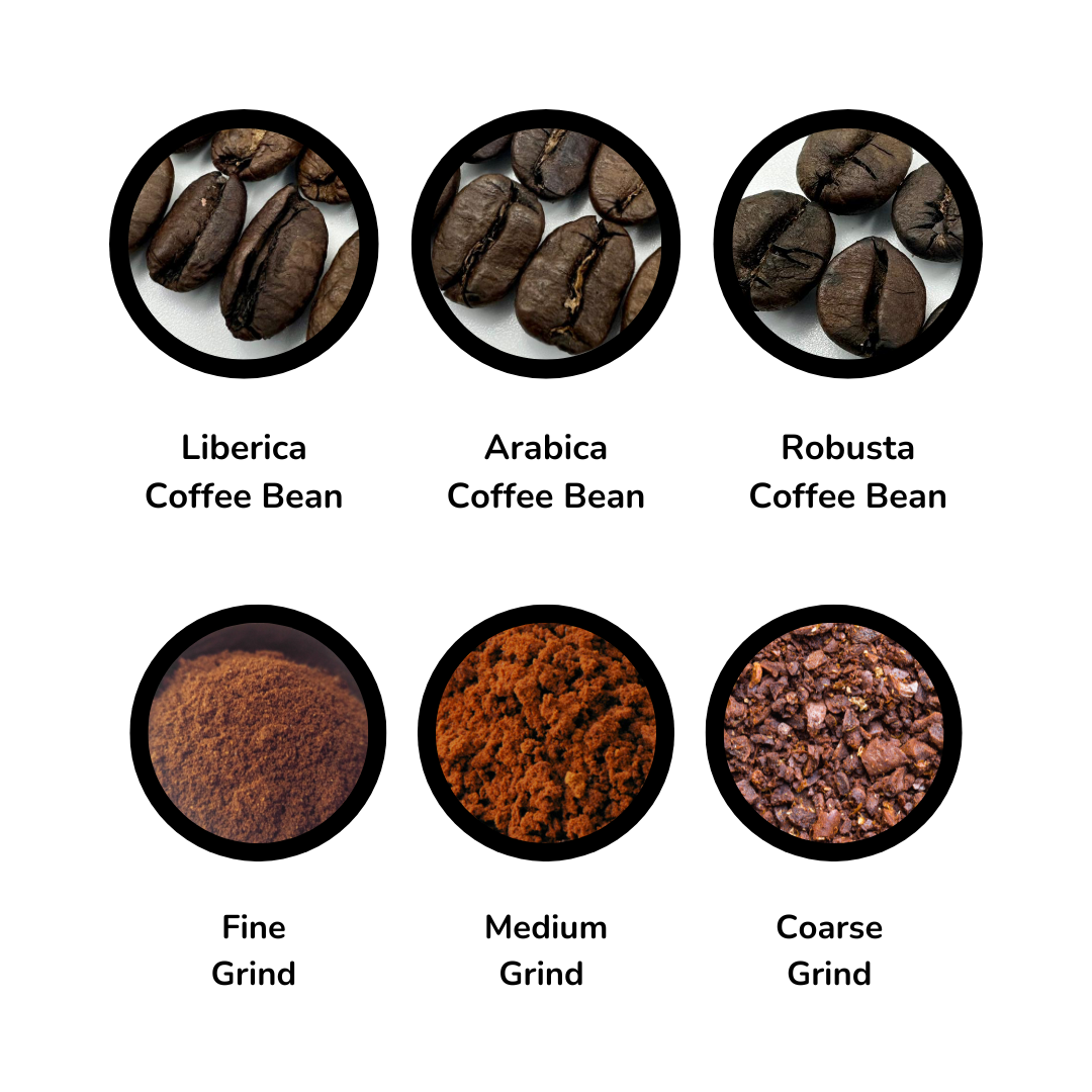 Coffee Beans and Grounds