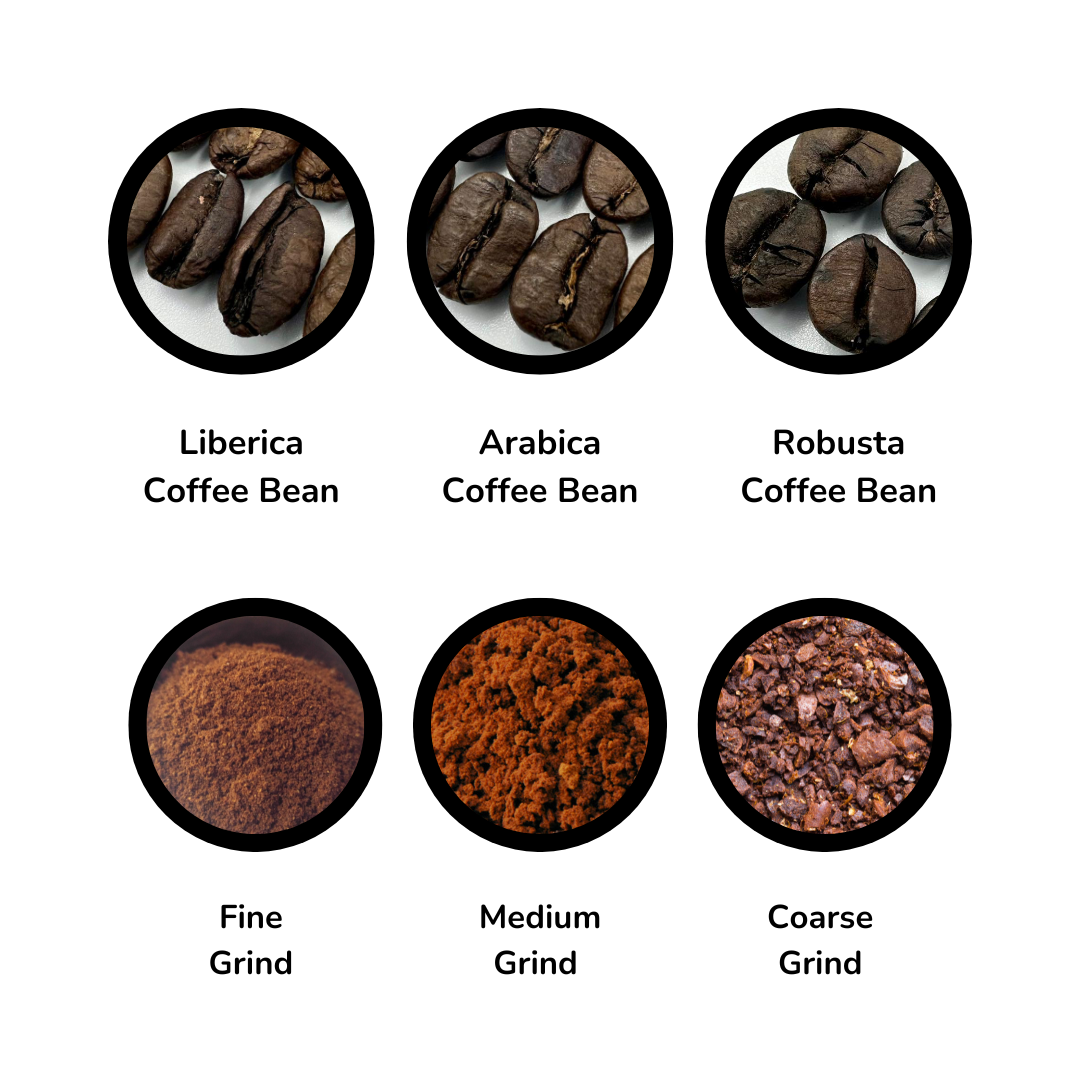 Beans and Grounds Coffee Beans and Grounds